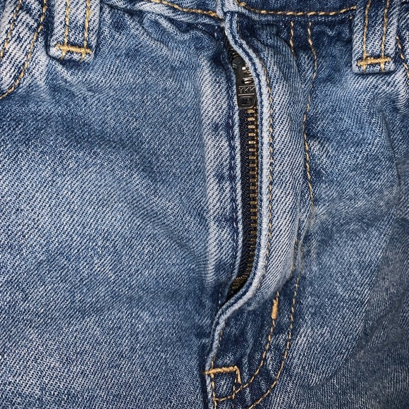 Divided H&M Blue & White Laced Jean shorts size 4 - Picture 6 of 10